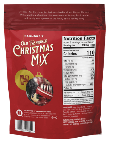 Classic Candy - Christmas Holiday Mix - 9 oz Resealable Bag - The Bronze Butterfly