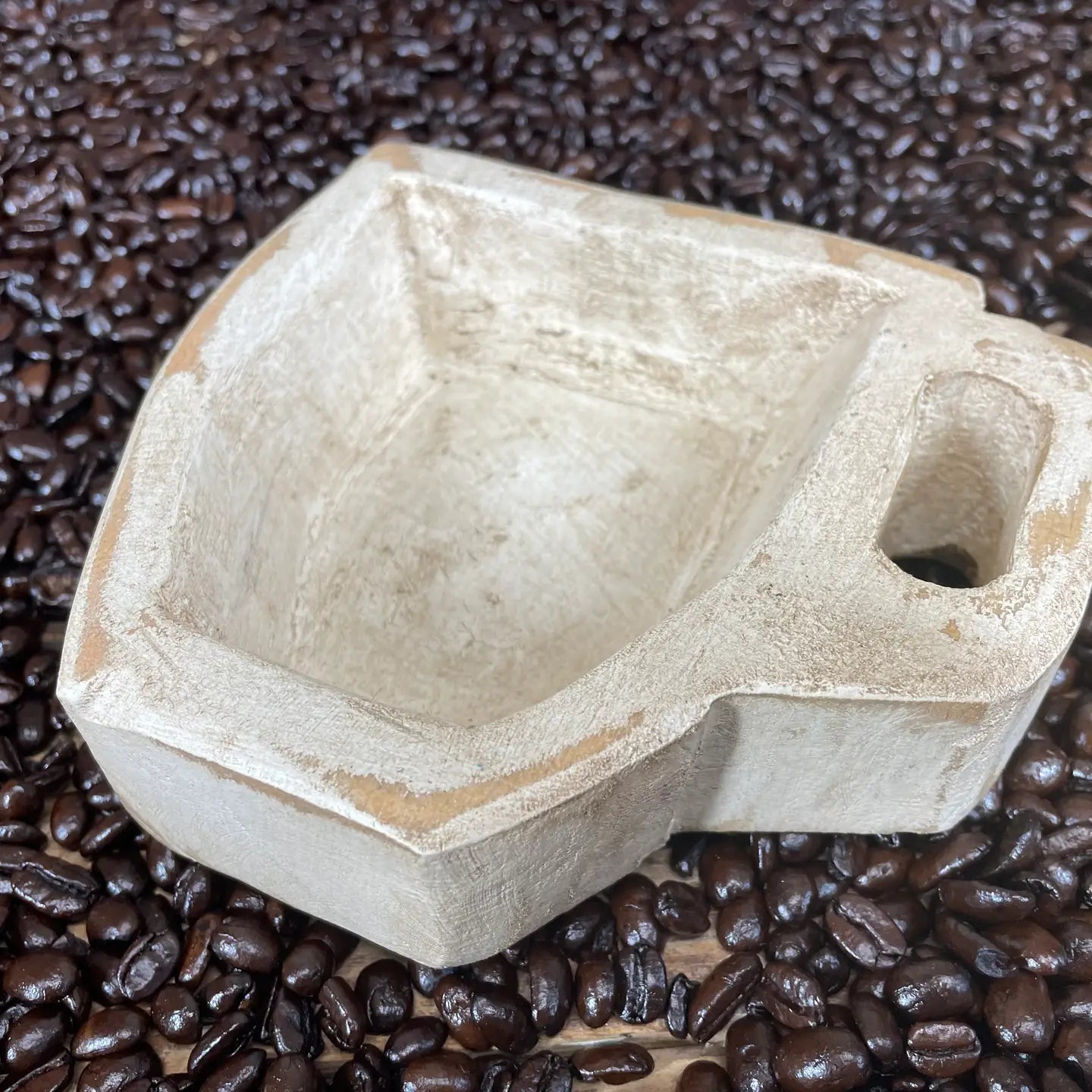 Coffee Cup Dough Bowl - Candle Ready Farmhouse - The Bronze Butterfly