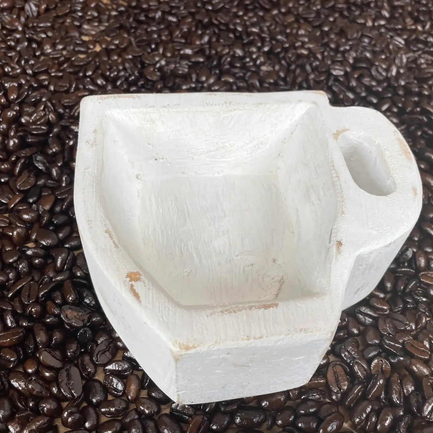 Coffee Cup Dough Bowl - Candle Ready Farmhouse - The Bronze Butterfly