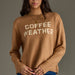 Coffee Weather Sweater Light Brown - The Bronze Butterfly