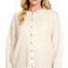 Collared button down cardigan sweater - The Bronze Butterfly