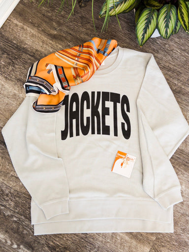 Corded Gray Spirit Sweatshirt - The Bronze Butterfly