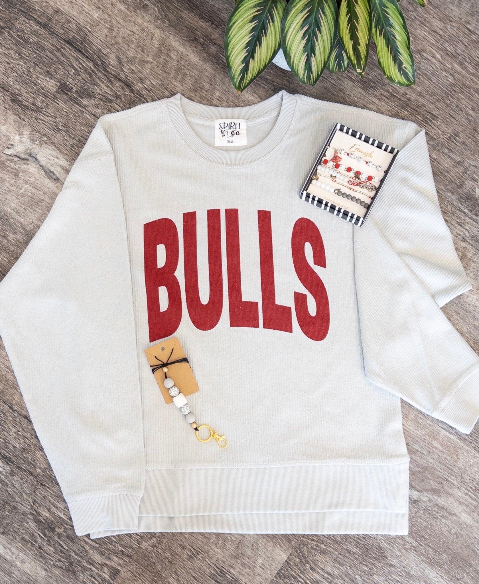 Corded Gray Spirit Sweatshirt - The Bronze Butterfly