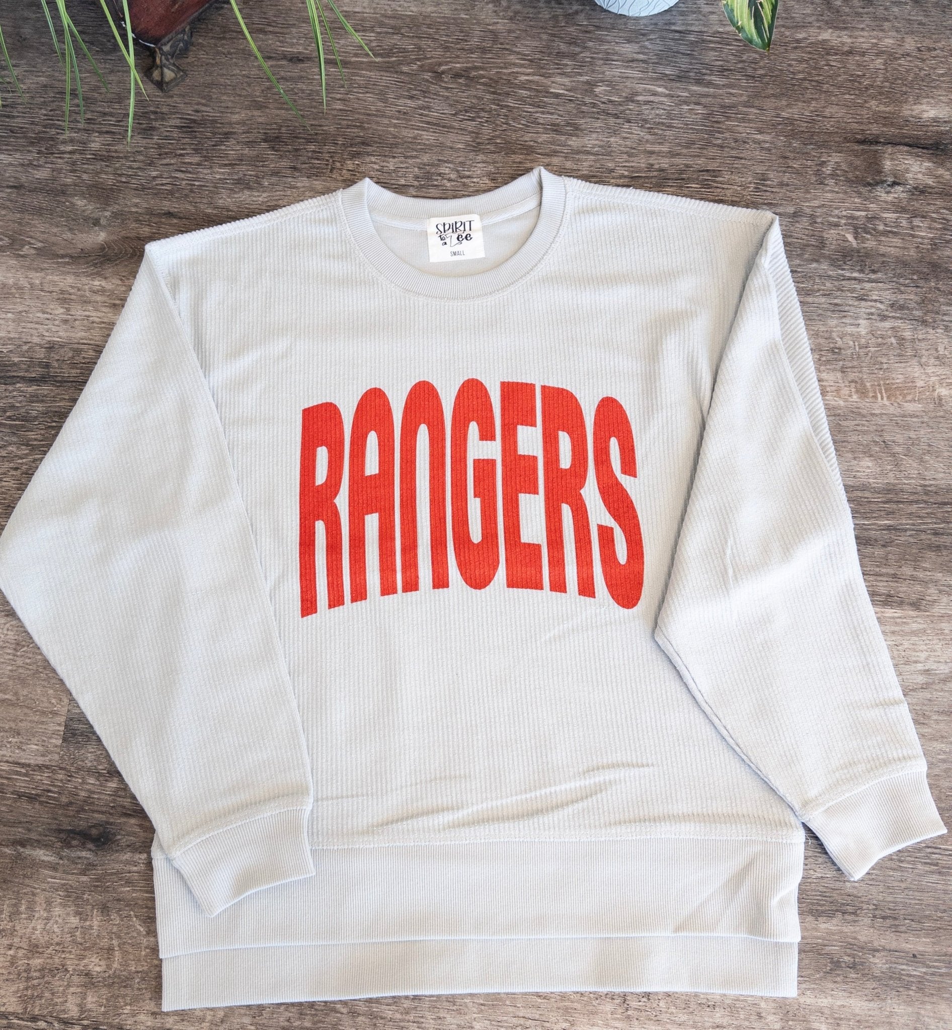 Corded Gray Spirit Sweatshirt - The Bronze Butterfly