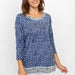 Core Travel Mixed Tunic - Navy - The Bronze Butterfly