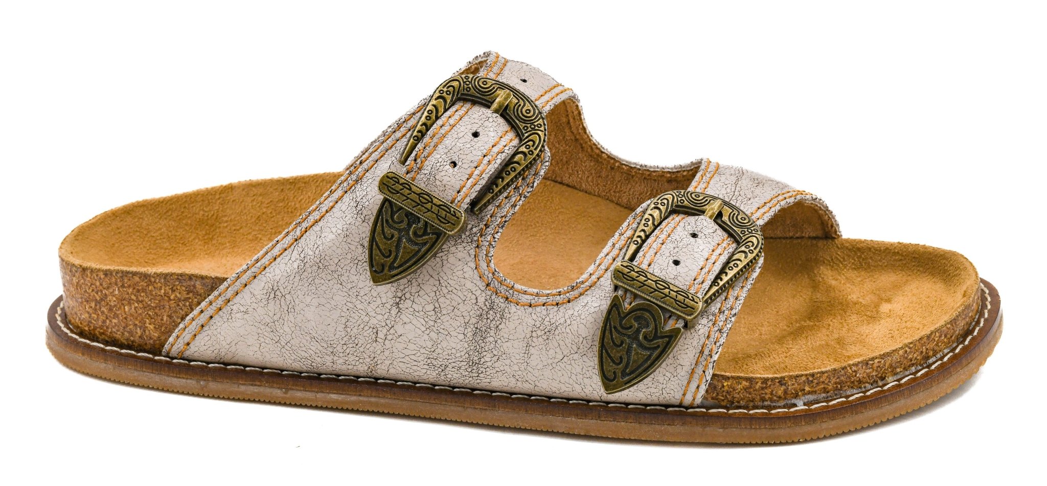 Corkys ATTA Girl Sandal - Cream Crackle - The Bronze Butterfly