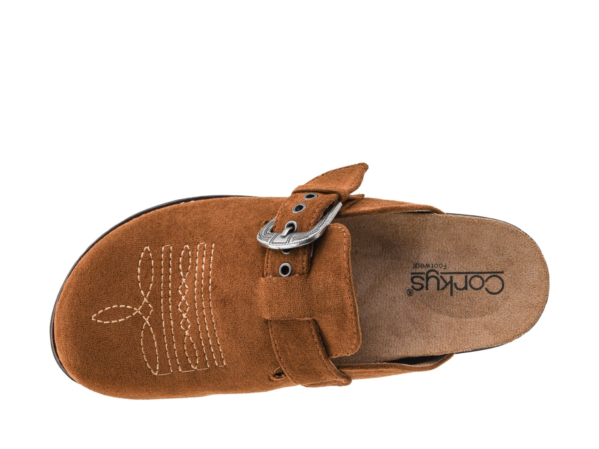 Corkys Broken In Mule in Tobacco - The Bronze Butterfly