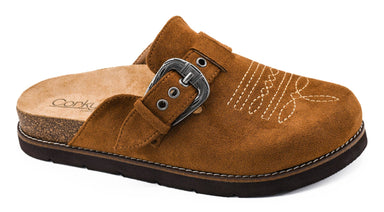 Corkys Broken In Mule in Tobacco - The Bronze Butterfly
