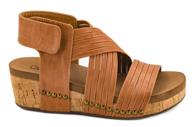 Corky's Cognac Good For You Wedges - The Bronze Butterfly