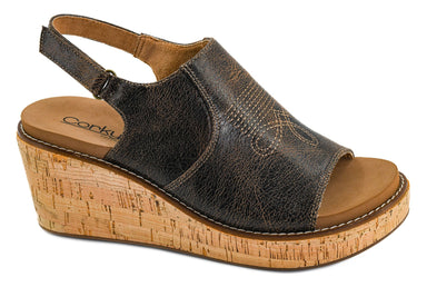 Corky's Espresso Crinkle Most Wanted Sandals - The Bronze Butterfly