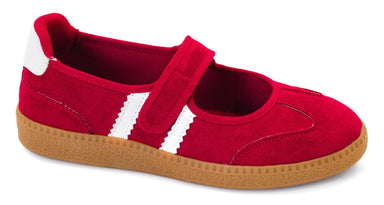 Corky's Red Faux Suede Calm Down Sneakers - The Bronze Butterfly