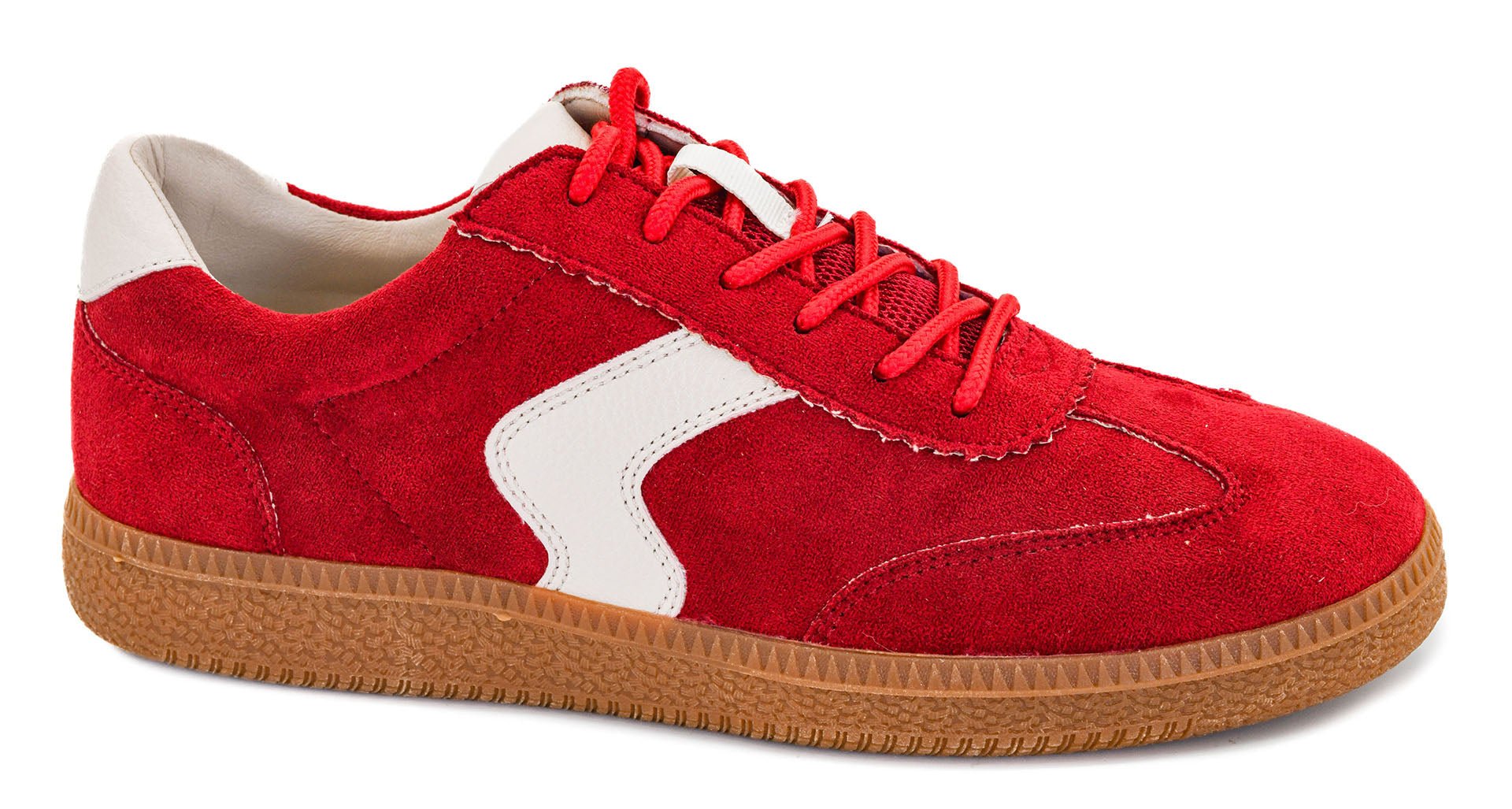 Corkys Spoiler Alert Red Faux Suede Sneakers - The Bronze Butterfly