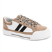 Corkys That's Her Sneaker in Sand, White & Black - The Bronze Butterfly