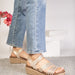 Corkys What About Now Gold Woven Platform Sandals - The Bronze Butterfly