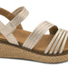 Corkys What About Now Gold Woven Platform Sandals - The Bronze Butterfly