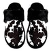 Cow Print Faux Fur C.C Slippers - The Bronze Butterfly