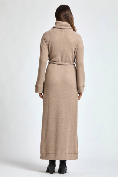 Cowl Neck Waist Tie Maxi Dress - The Bronze Butterfly