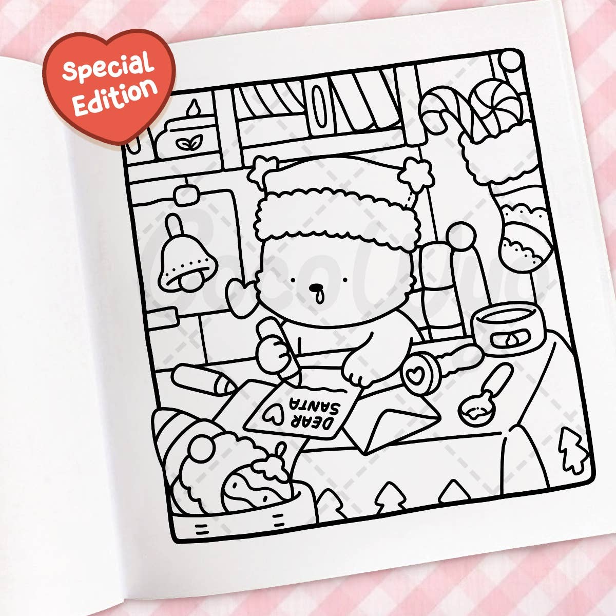 Cozy Christmas Coloring Book - The Bronze Butterfly
