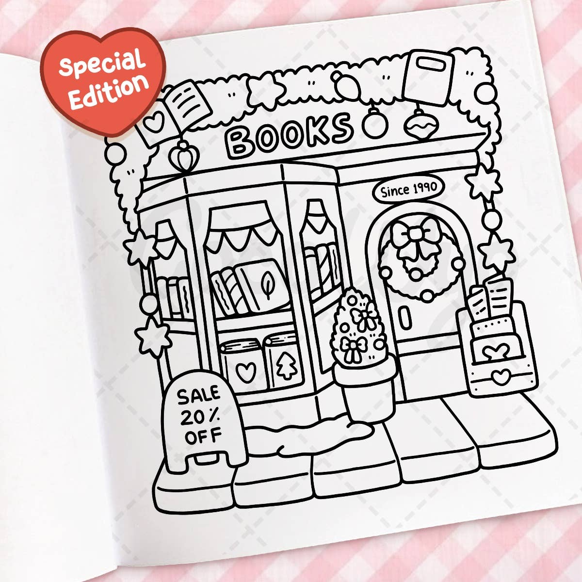 Cozy Christmas Coloring Book - The Bronze Butterfly