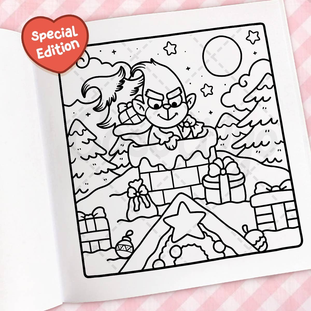 Cozy Christmas Coloring Book - The Bronze Butterfly