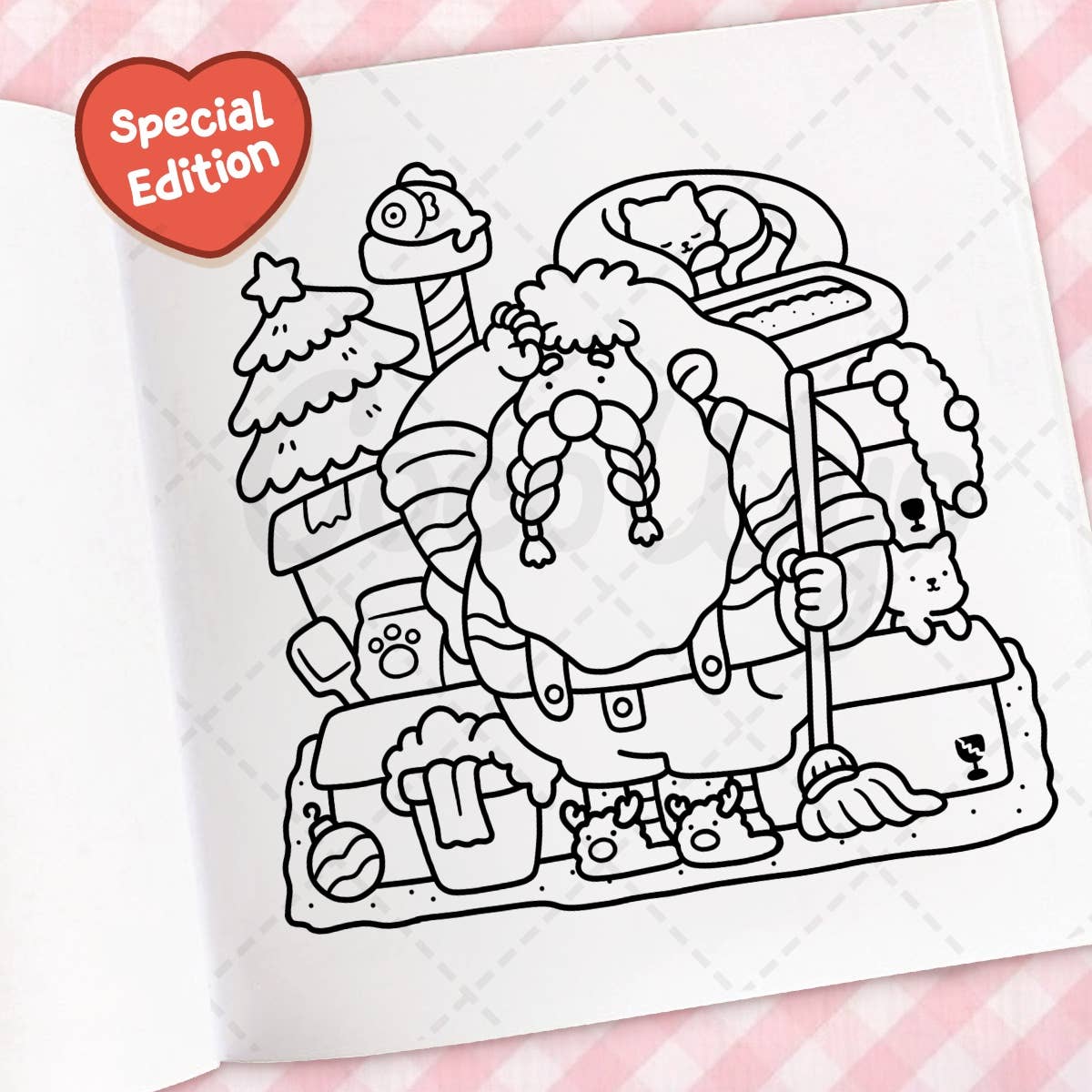 Cozy Christmas Coloring Book - The Bronze Butterfly