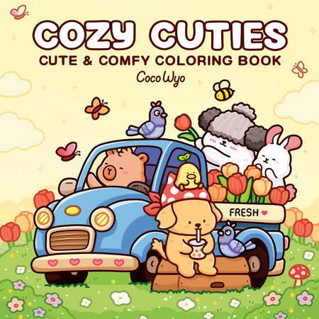 Cozy Cuties Coloring Book - The Bronze Butterfly