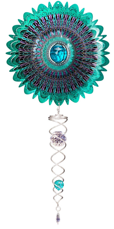 Crystal Cosmic Mandala - Mini Set Wind Spinner - The Bronze Butterfly