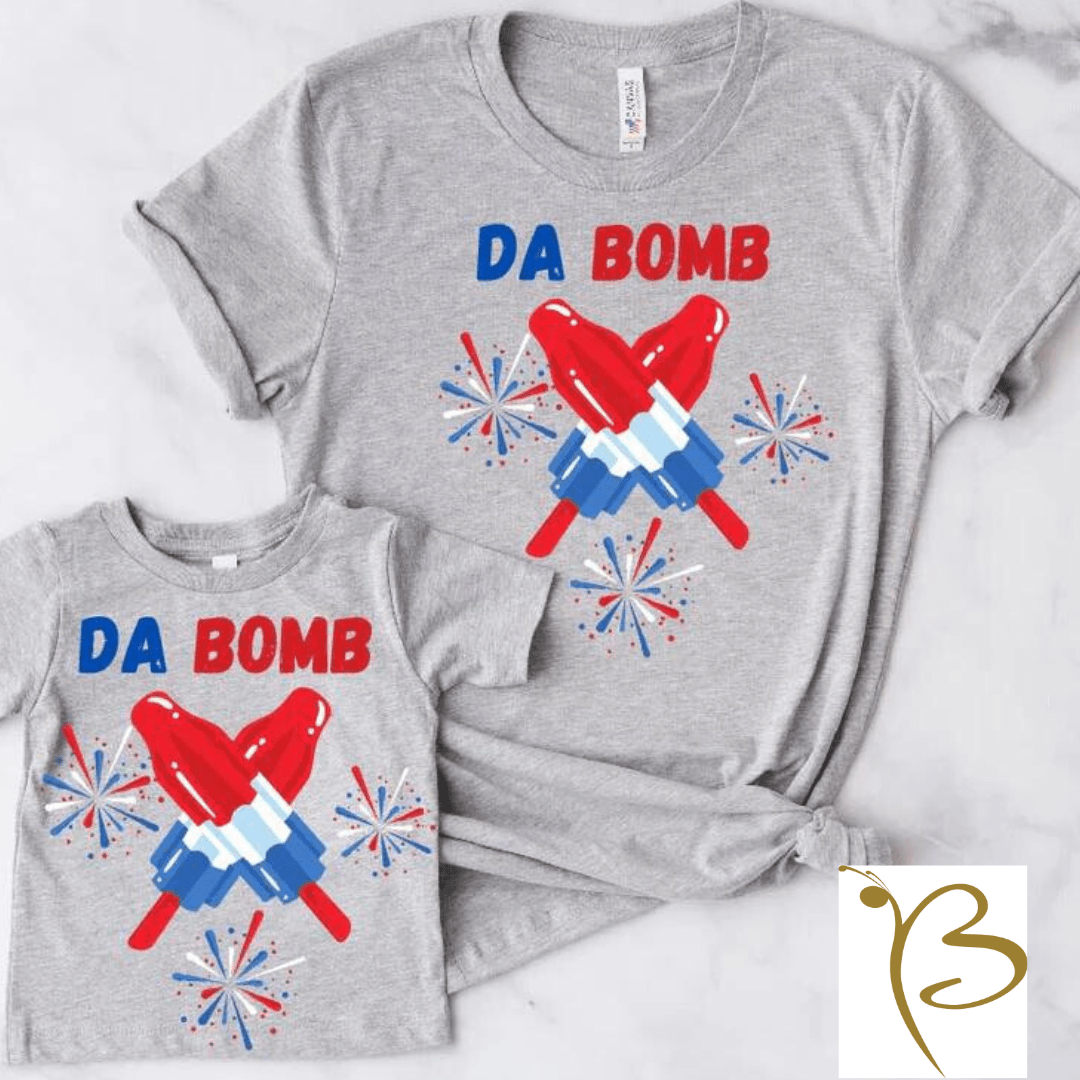 Da Bomb T Shirt - Adult - The Bronze Butterfly
