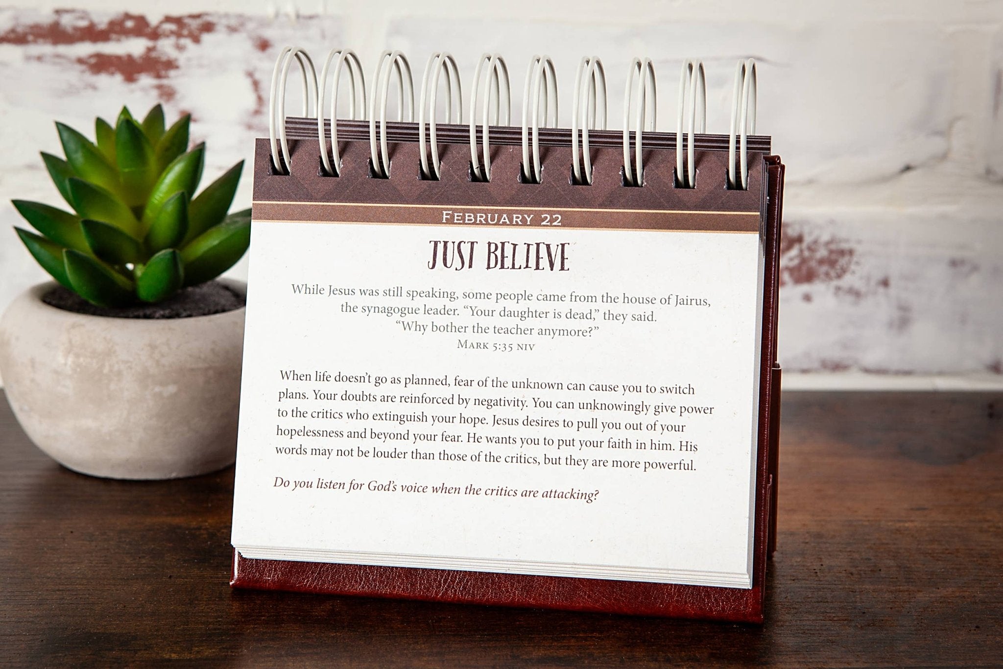 Daily Strength for Men (Perpetual Calendar, Undated) - The Bronze Butterfly