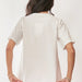 Davi & Dani Flower Market Floral Graphic Knit Top | White - The Bronze Butterfly