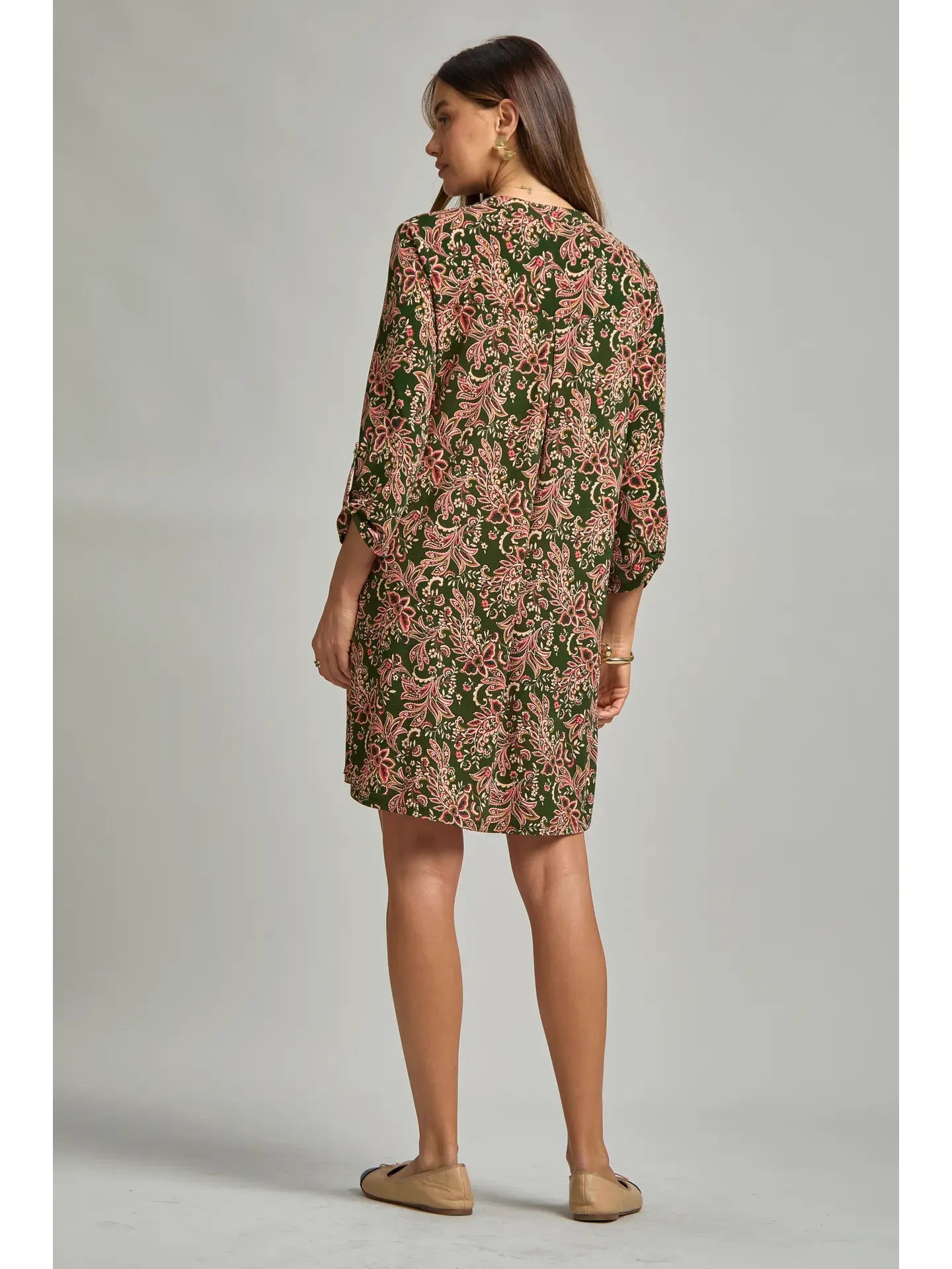 Dear Scarlett A Line Dress w/ Pockets - The Bronze Butterfly