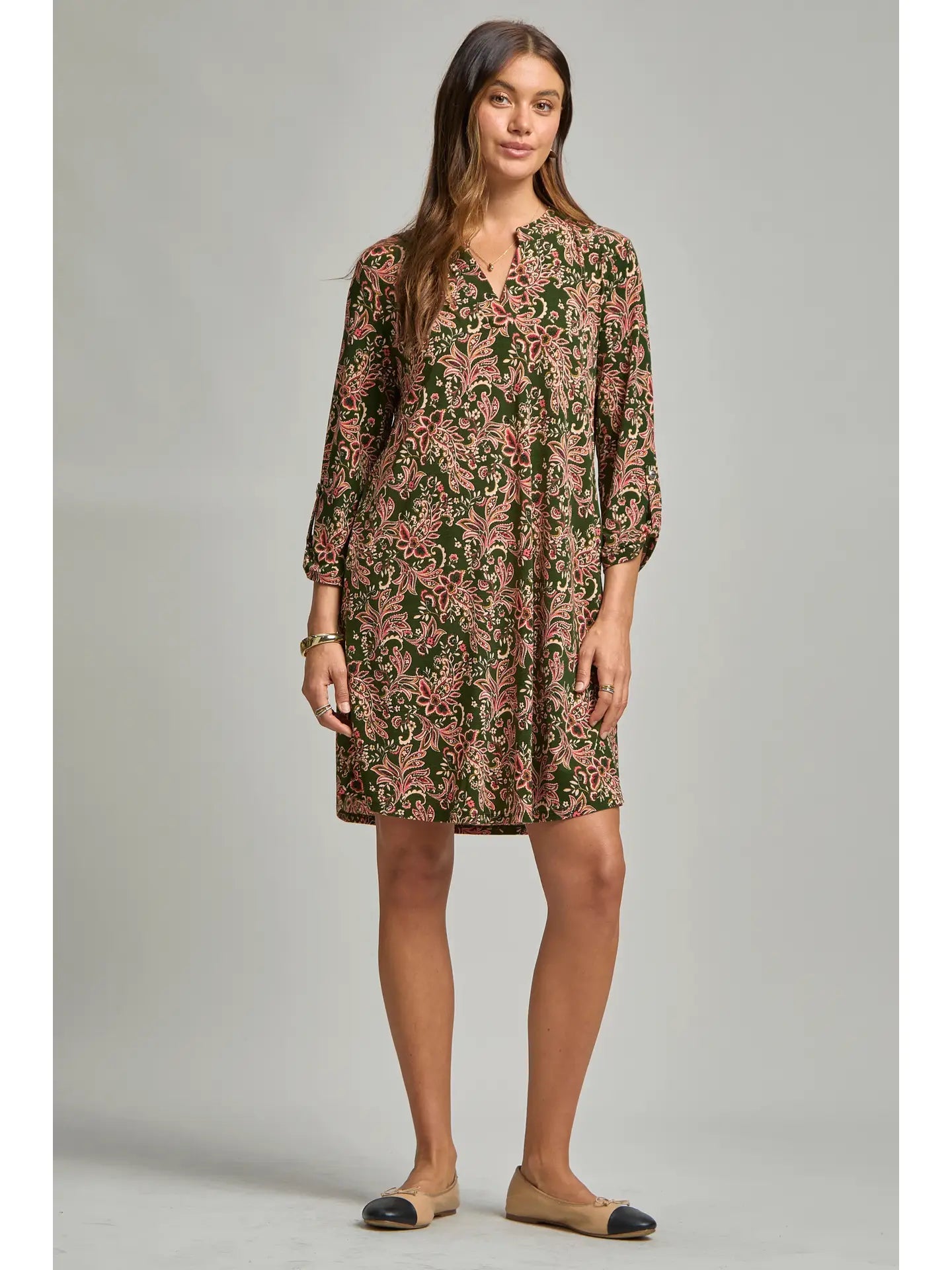 Dear Scarlett A Line Dress w/ Pockets - The Bronze Butterfly