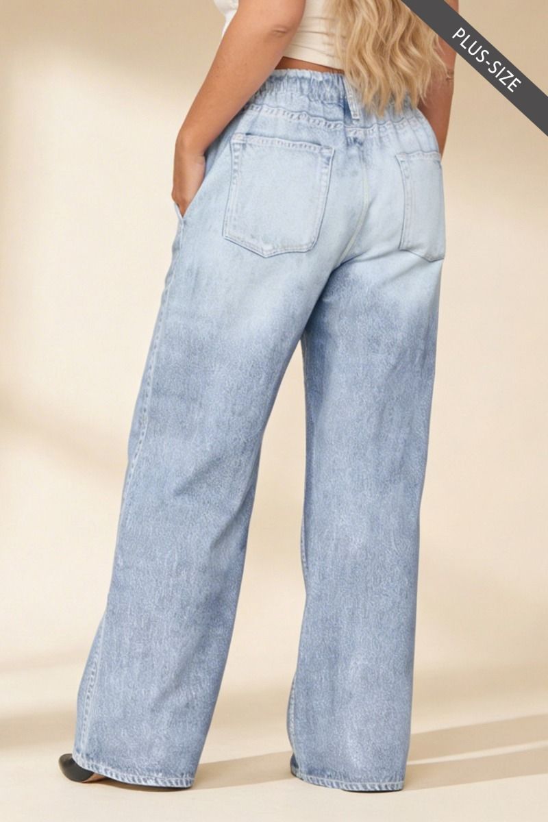 Dear Scarlett Zenim Wide Leg Pants - Plus Size - The Bronze Butterfly