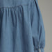Denim Pintuck Balloon Sleeve Top | Entro - The Bronze Butterfly
