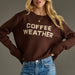 Dk. Brown Coffee Weather Sweater - The Bronze Butterfly