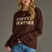 Dk. Brown Coffee Weather Sweater - The Bronze Butterfly