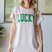 Dolman Short Sleeve Urban Rib Lucky Top - The Bronze Butterfly