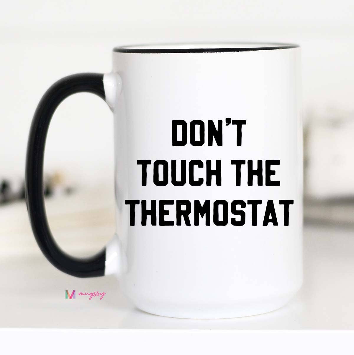 Don't Touch the Thermostat Funny Coffee Mug, Father's Day - The Bronze Butterfly