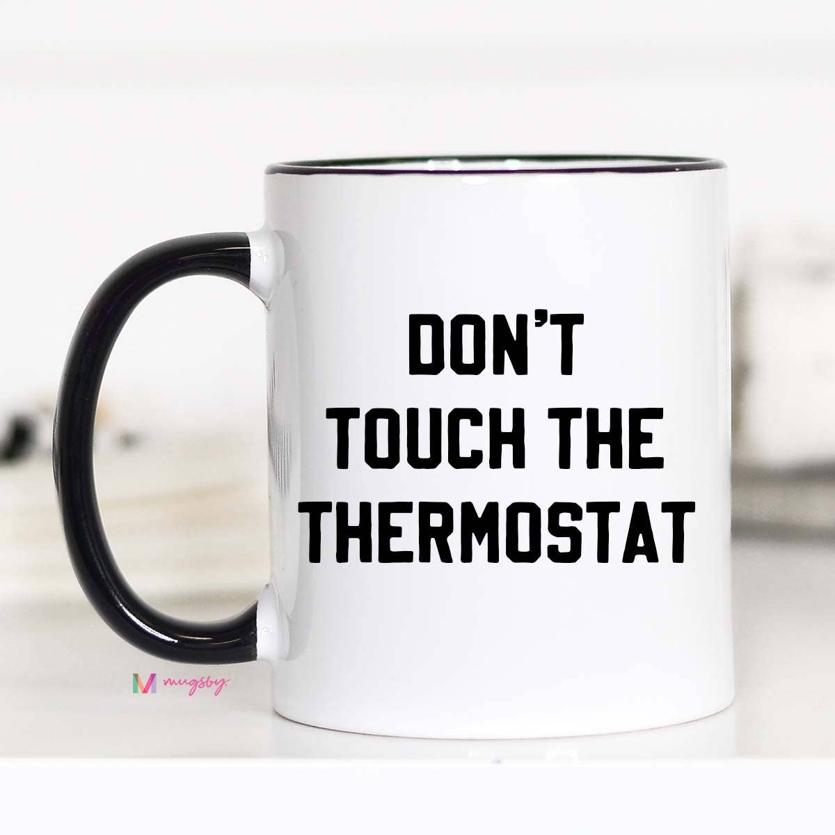 Don't Touch the Thermostat Funny Coffee Mug, Father's Day - The Bronze Butterfly
