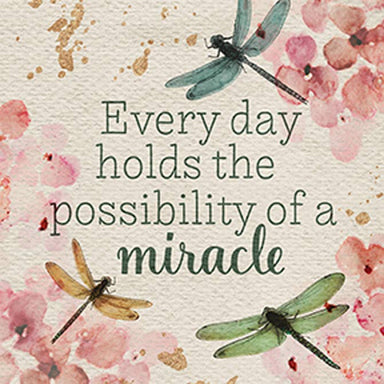 "Dragonfly Miracle" Square House Coaster - The Bronze Butterfly