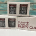 El Arroyo Set of 4 Sign Acrylic Cups - The Bronze Butterfly