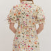 ENTRO FLORAL MINI COLLAR DRESS - The Bronze Butterfly