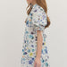 ENTRO FLORAL MINI COLLAR DRESS - The Bronze Butterfly