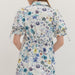 ENTRO FLORAL MINI COLLAR DRESS - The Bronze Butterfly