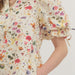 ENTRO FLORAL MINI COLLAR DRESS - The Bronze Butterfly