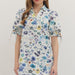 ENTRO FLORAL MINI COLLAR DRESS - The Bronze Butterfly