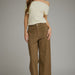 Entro Polka Dot Pant in Brown - The Bronze Butterfly