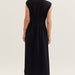 Entro Solid Cap Sleeve Midi Dress - The Bronze Butterfly