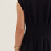 Entro Solid Cap Sleeve Midi Dress - The Bronze Butterfly