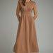Entro Solid Cap Sleeve Midi Dress Black or Red - The Bronze Butterfly